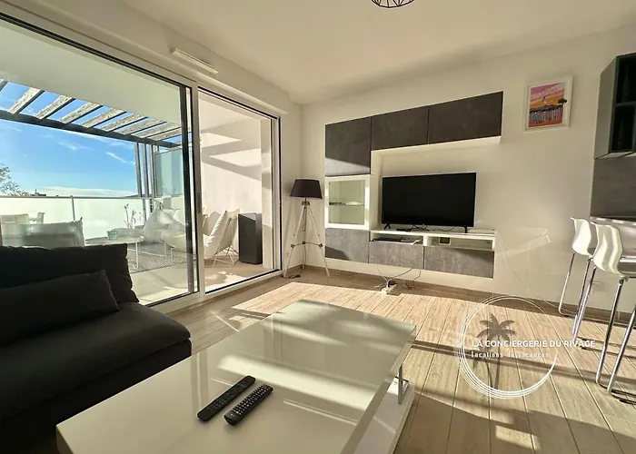 L'horizon - Piscine - A 50m De La Lägenhet Hyères